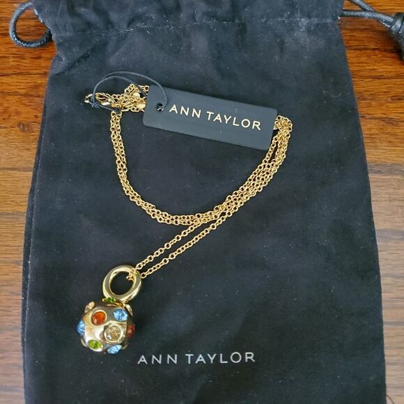 Ann Taylor 16" Sphere Sputnik Necklace - Picture 1 of 4